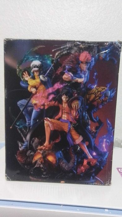 Figura Colecionável One Piece Trio Luffy Law Kid – Estátua 3D