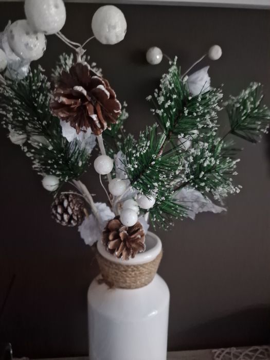 Swiateczne 3 oszronione galazki Ikea
