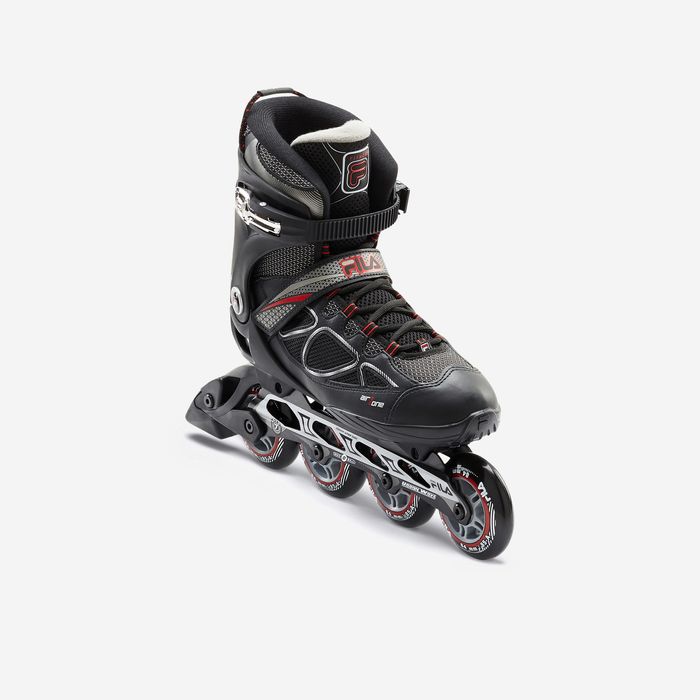 Patins em linha Adulto Homem FILA PRIMO AIR ZONE 84 mm Preto Vermelho