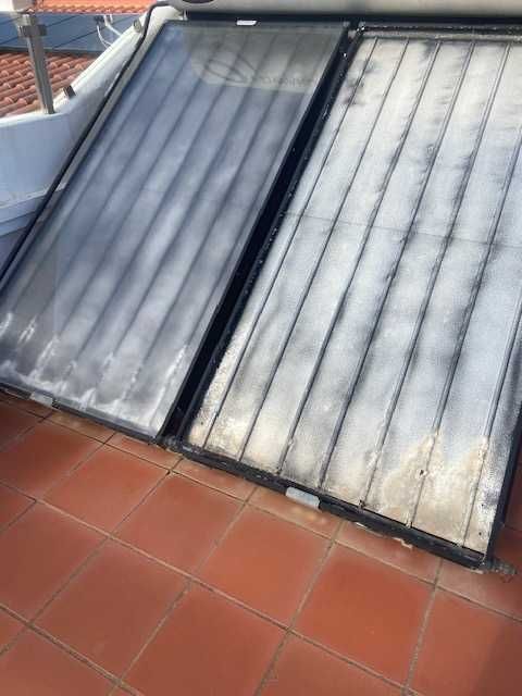 Solar water heating system with 300 liter tank