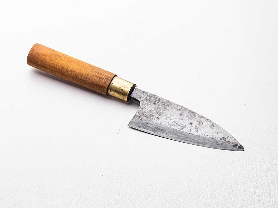 Mały japoński nóż kuchenny Ko-Deba 110mm – Yokota – Stal węglowa