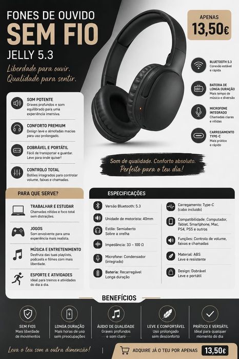 Head Phones Pretos