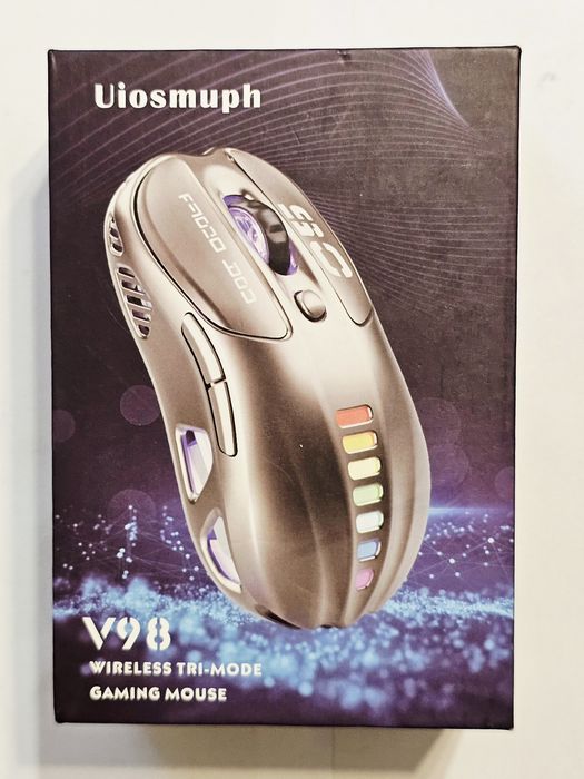 Мишка геймерська бездротова з RGB Uiosmuph V98
