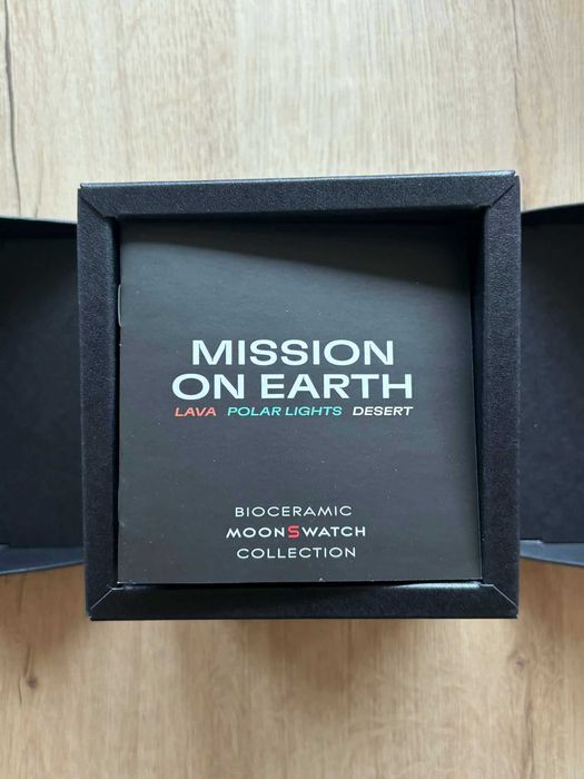 Omega Swatch Bioceramic Moonswatch Mission On Earth Lava Nowy