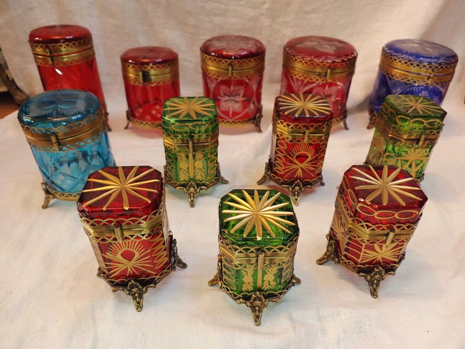 Caixas Coloridas Lapidadas