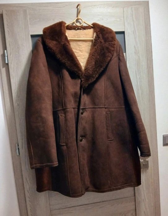 Kożuch ciepły duży