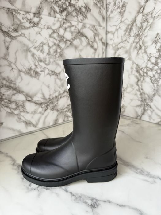 Kalosze Chanel black