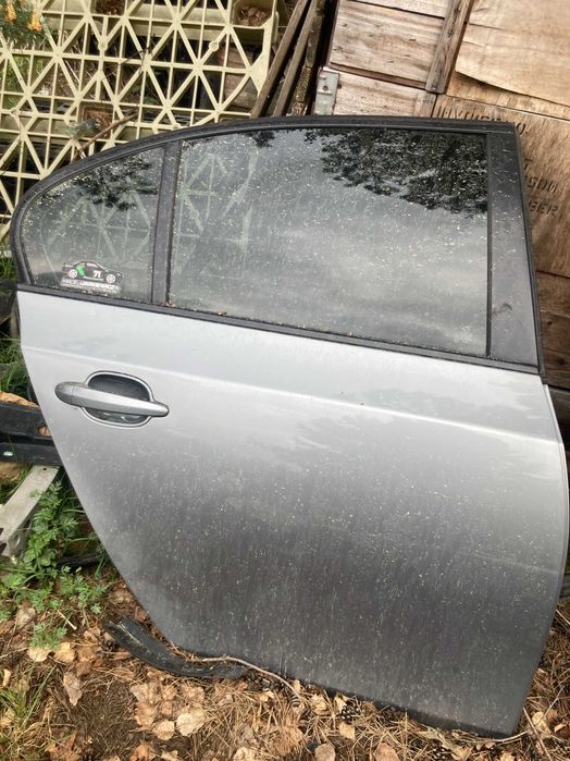 BMW E60 Drzwi Prawy Tył Kompletne SILBERGRAU A08