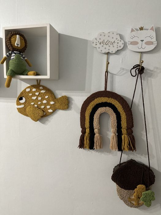 Радуга веселка панно hand made декор