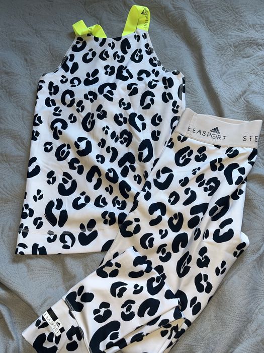Komplet legginsy bluzka rozmair s adidas