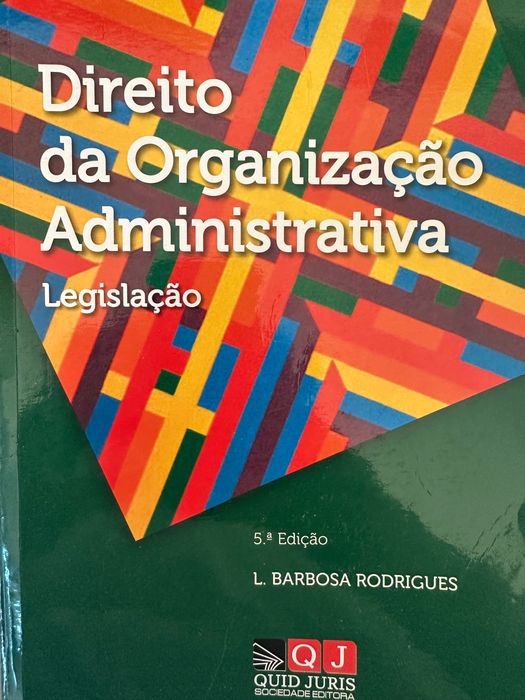 Legislação de direito da organização administrativa.