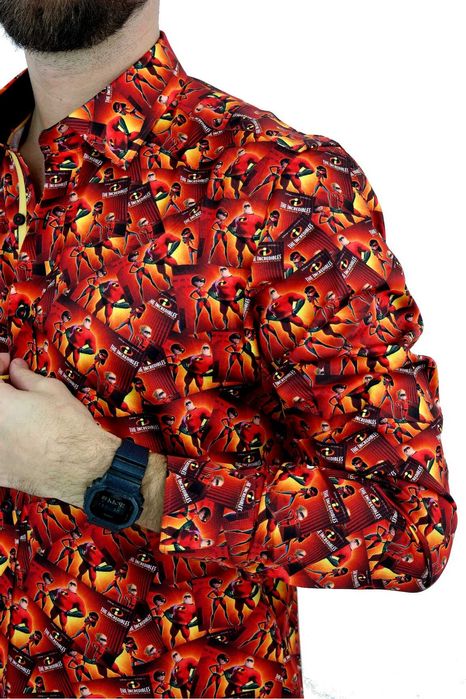 DANIEL BESSI Koszula Męska Fb052 Wesoła, INIEMAMOCNI, różne rozmiary