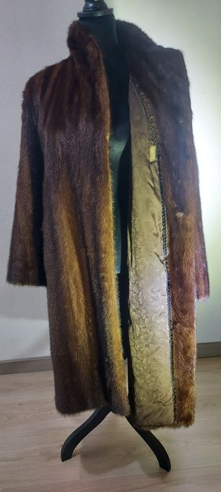 Casaco do Vison comprido