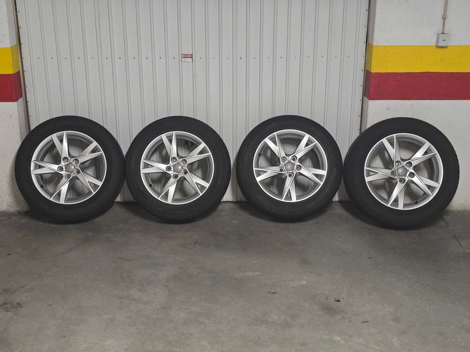 Jantes originais Audi 5X112 17 7,0JX17 ET43 - com pneus
