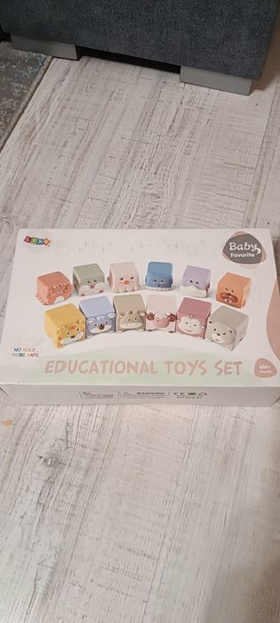 Klocki miękkie sensoryczne