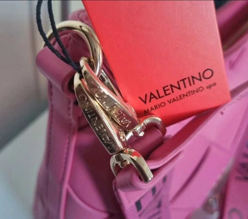 Elegancka duża torebka damska Valentino logowana nowa