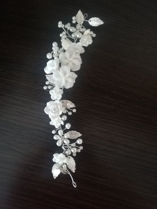 dekoracja do włosów ślubna