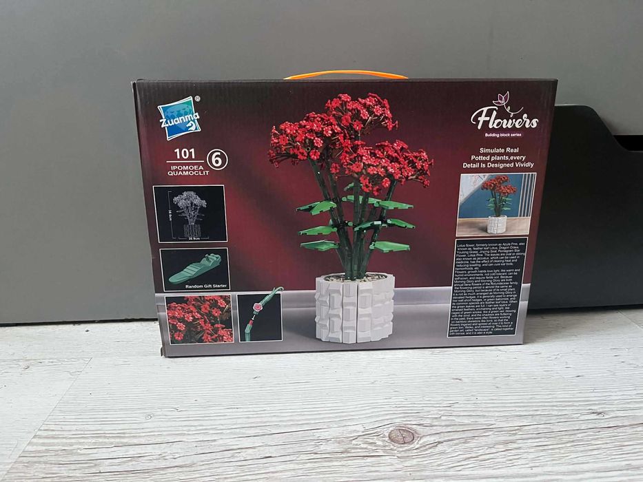 Klocki Zestaw Botanical Bukiet 3D Cyprys z Winoroślą w Doniczce 926