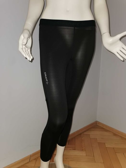 CRAFT FOCUS RUN- Damskie Spodnie do Biegania Tights 7/8 S j. Nowe
