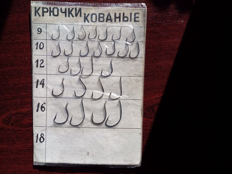 Рыболовные кованые крючки ручной работы