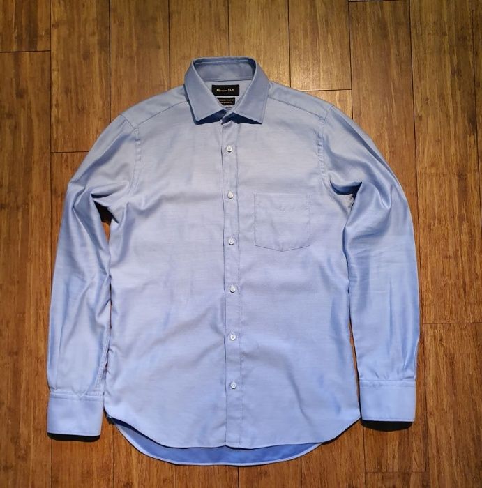 Koszula Massimo Dutti 38 błękitna