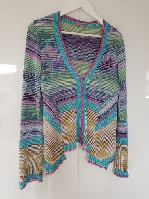 Komplet rozpinany sweterek i bluzka marki ALDO MARTIN'S rozm. 36/38