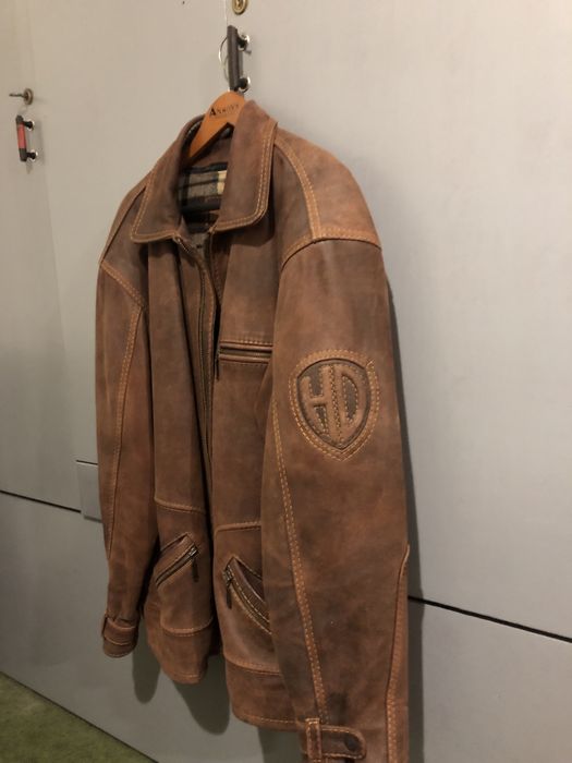 Куртка HD шкіряна стан новоі
