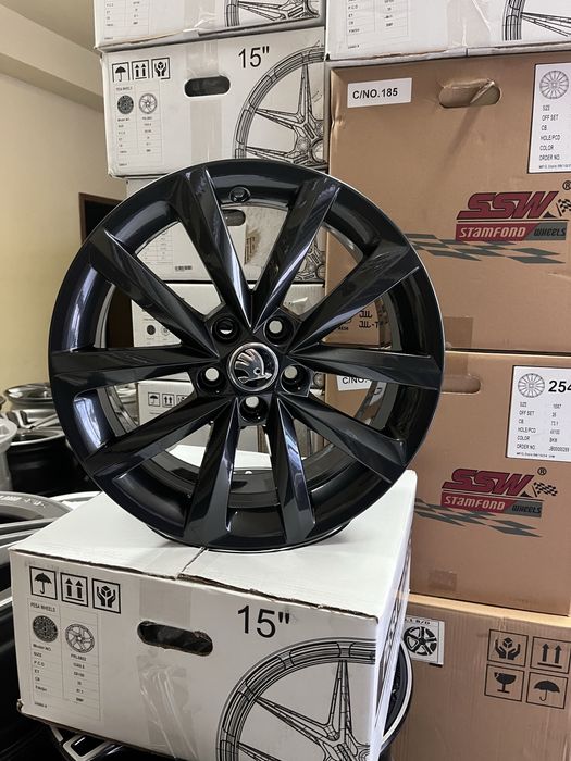 Jantes 16” 5x100 Originais Skoda Fabia compativeis vw seat audi