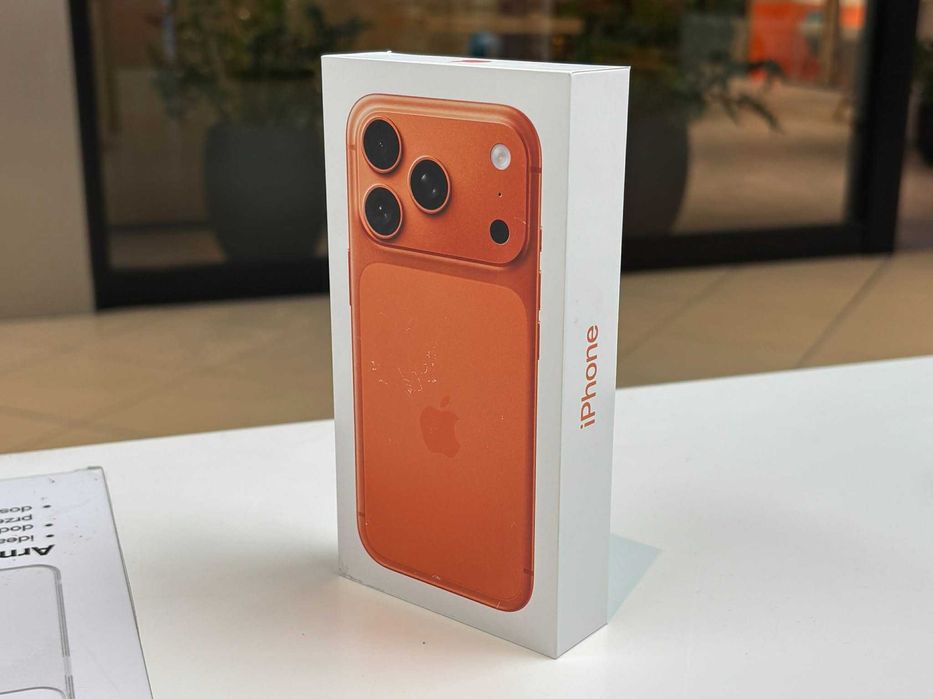 iPhone 17 Pro 256 GB Cosmic Orange eSIM FV23% | Nowy | Łódź Manufaktura
