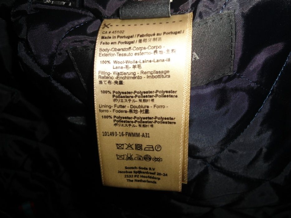 Scotch soda пиджак L шерсть scotch&soda блейзер куртка скотч сода