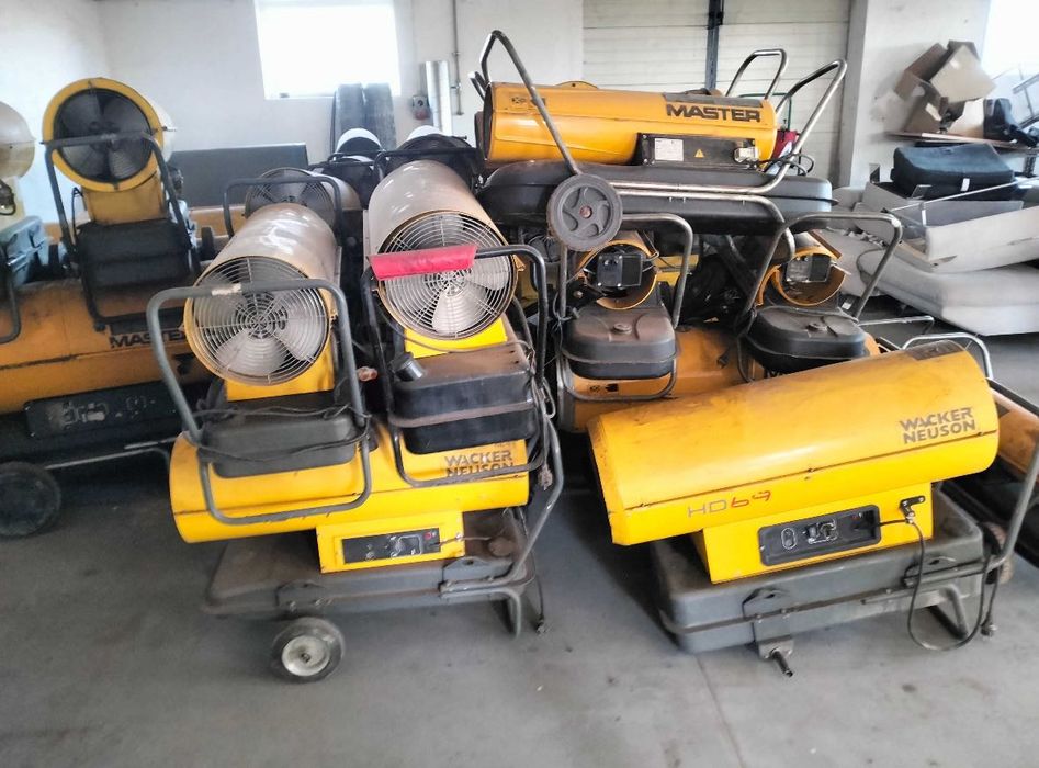 Обігрівачі для складу, ангару, будівництва комплект 25 шт. Польща