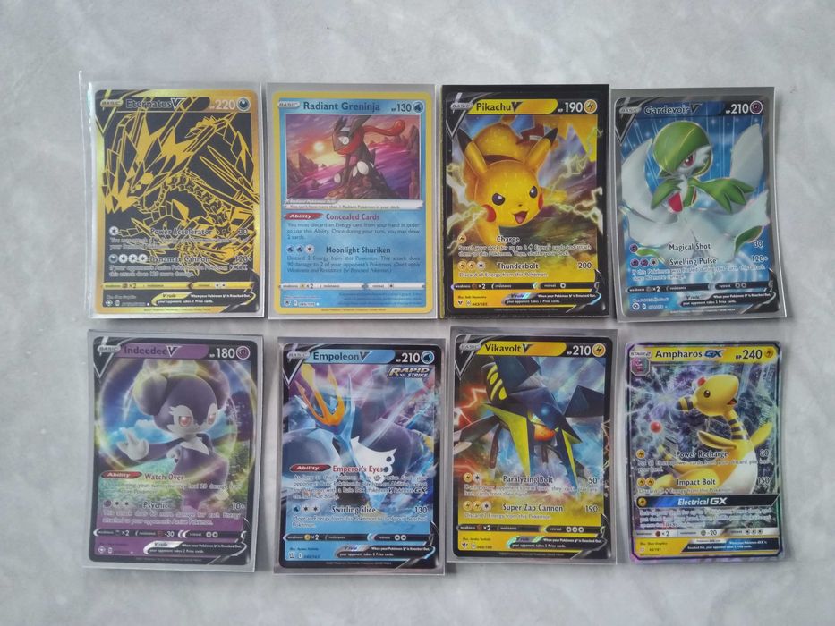 Cartas Pokemon EX GX V Vmax Vstar