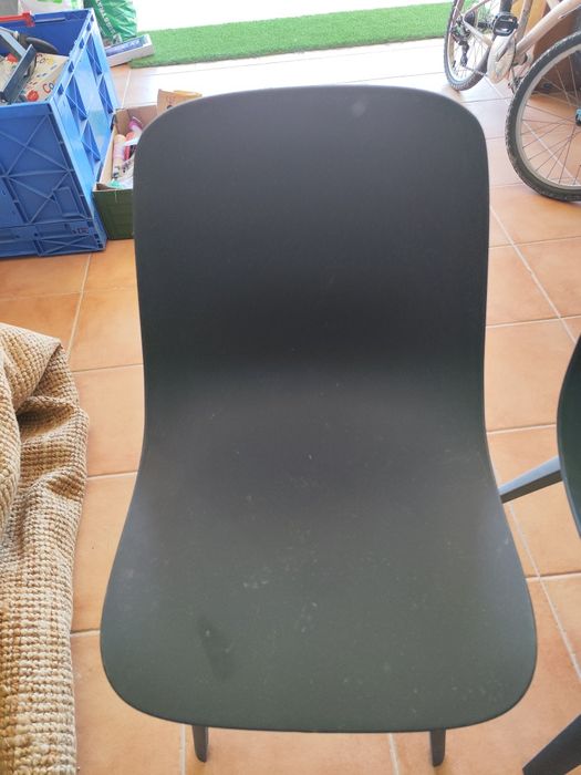4 cadeiras IKEA cinza antracite