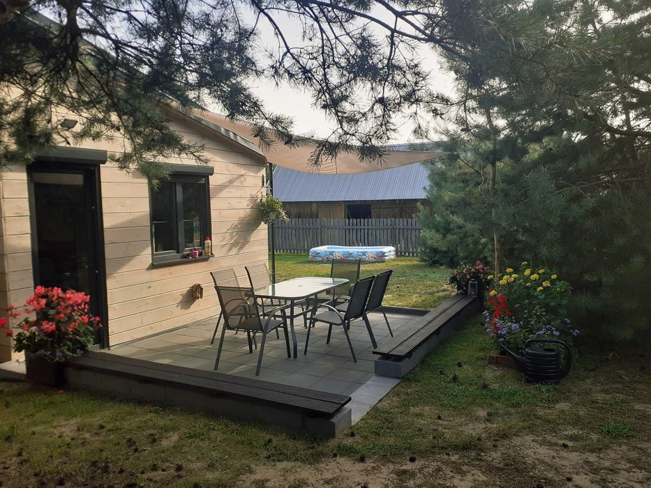 Dom letniskowy w lesie  nad Wkrą, 60km od W-wy.