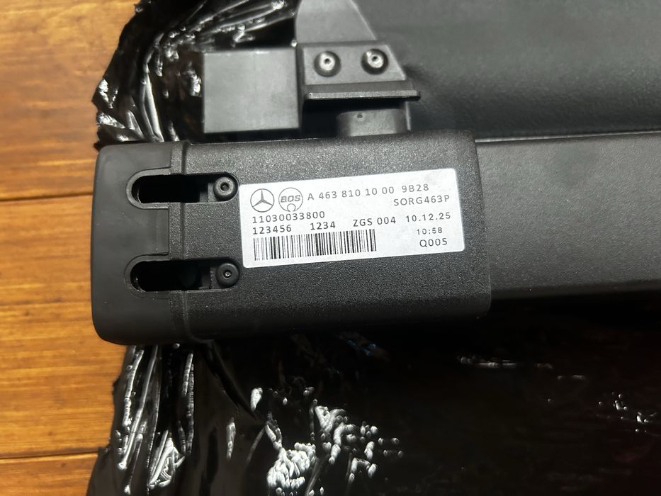 Roleta bagaznika Mercedes G klasa