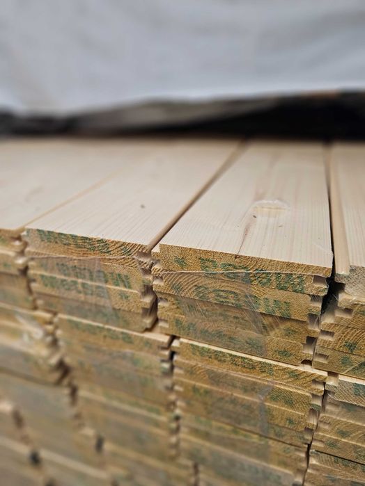 Deska stropopodłoga | 28x146mm AB | świerk skandynawski