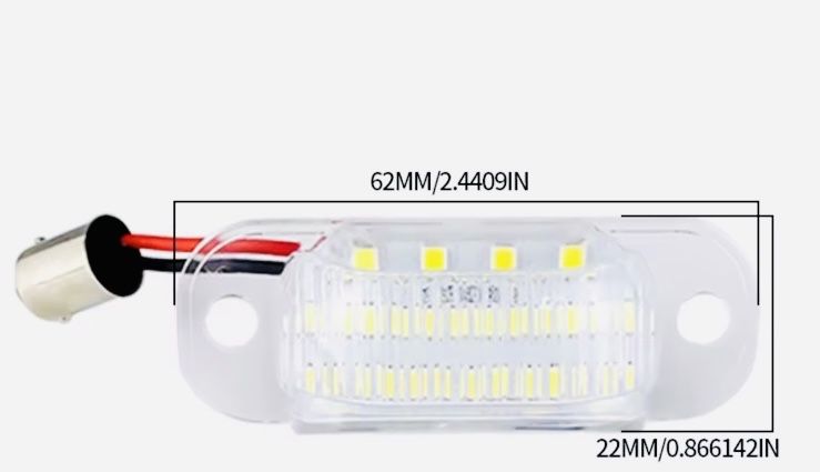 Світильник лед потужний підсвітка номера audi 80 90 100 A6