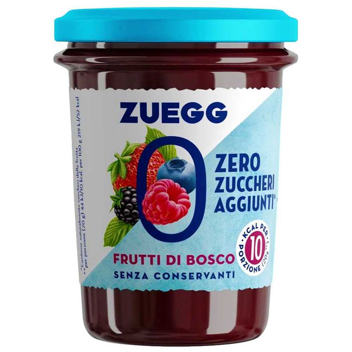 Джем Полуниця та Суниця без Цукру та Консервантів Zuegg Zero, 220г