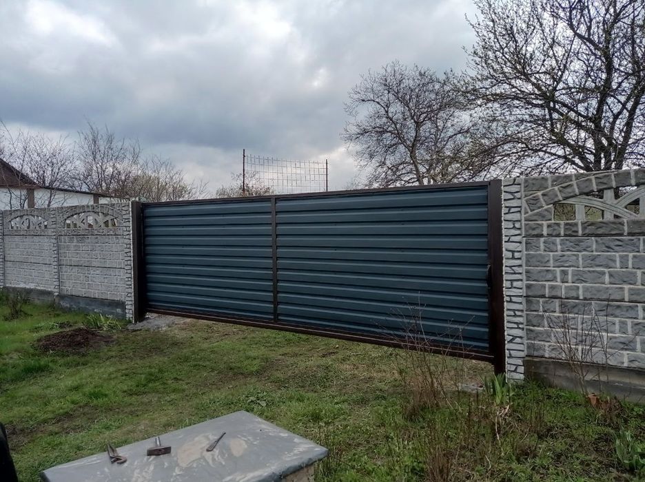Ворота, решітки, оградки, металоконструкції,  паркани