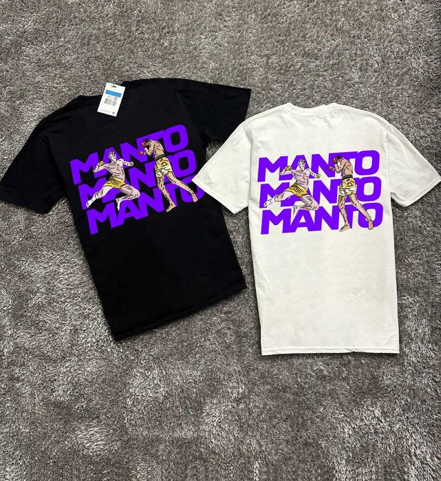 Новая футболка MANTO — Stomp — Чорна / Біла — Манто — ХС С М Л ХЛ
