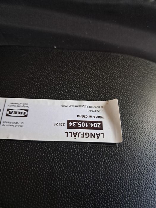Cadeira de escritório Ikea modelo Langfjall