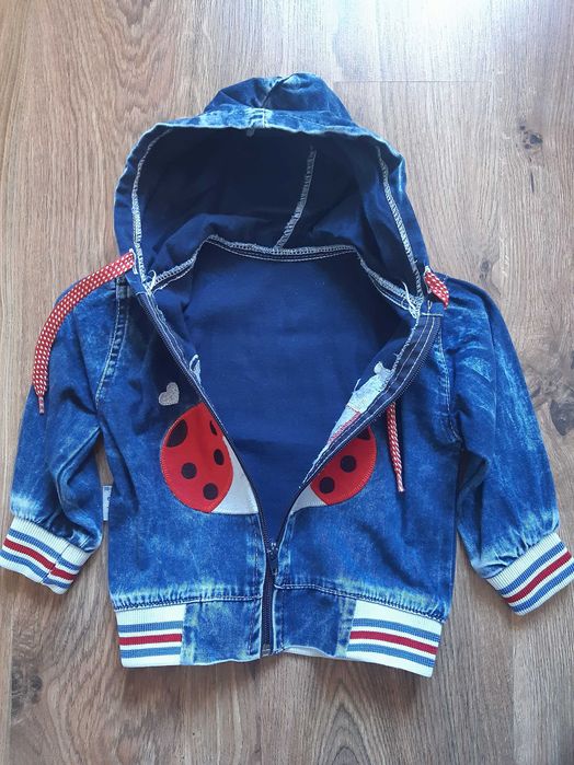 Kurtka dziecięca jeans rozm. 98 nowa