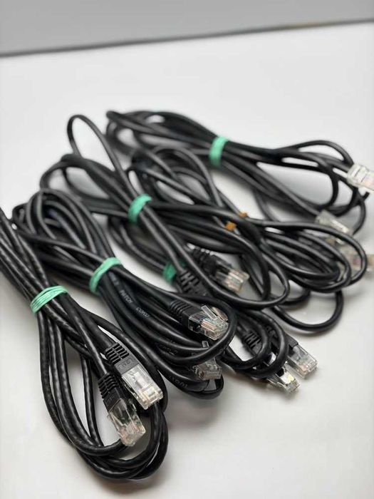 Kabel sieciowy używany (Cat5e UTP) 10szt-50zł