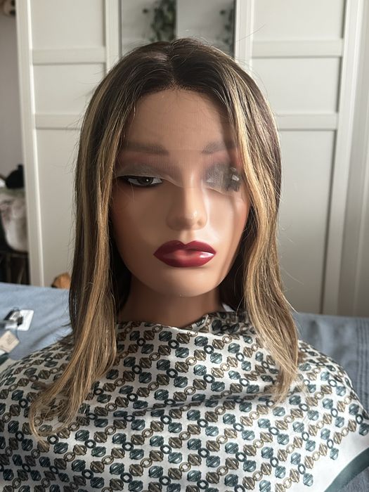 Peruka braz balejaz 100% wlosy ludzkie naturalne pasemka bob