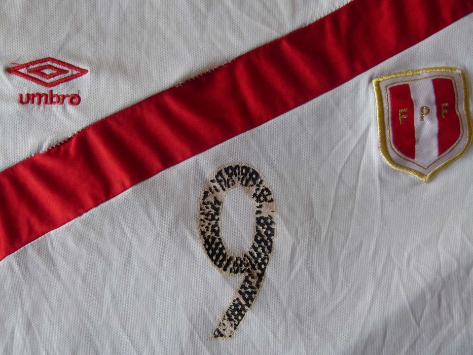 Camisola futebol do Peru usada tam L