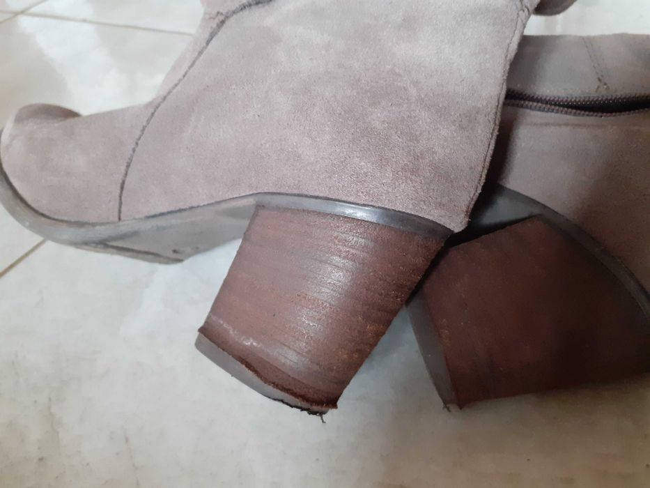 Cafe Moda beżowe botki