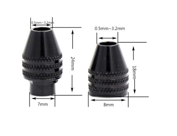 Быстросменный кулачковый мини-патрон на Dremel гравер