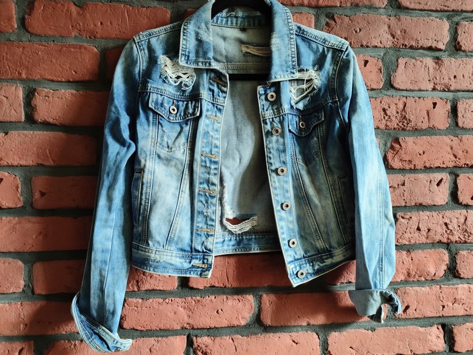 Kurtka katana jeansowa S
