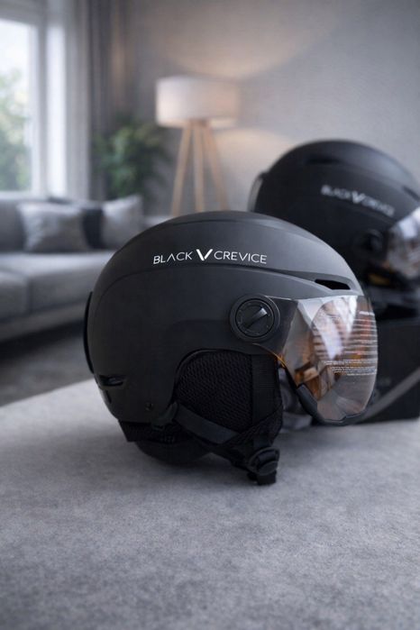 Лижний шолом з візором made in Austria