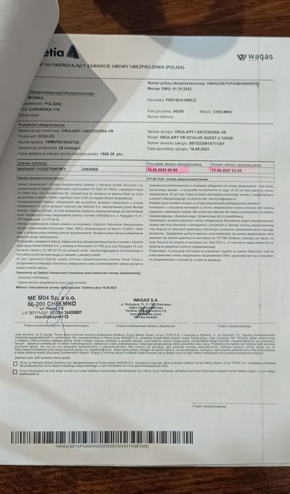 Meta quest 2 (128GB) z gwarancją